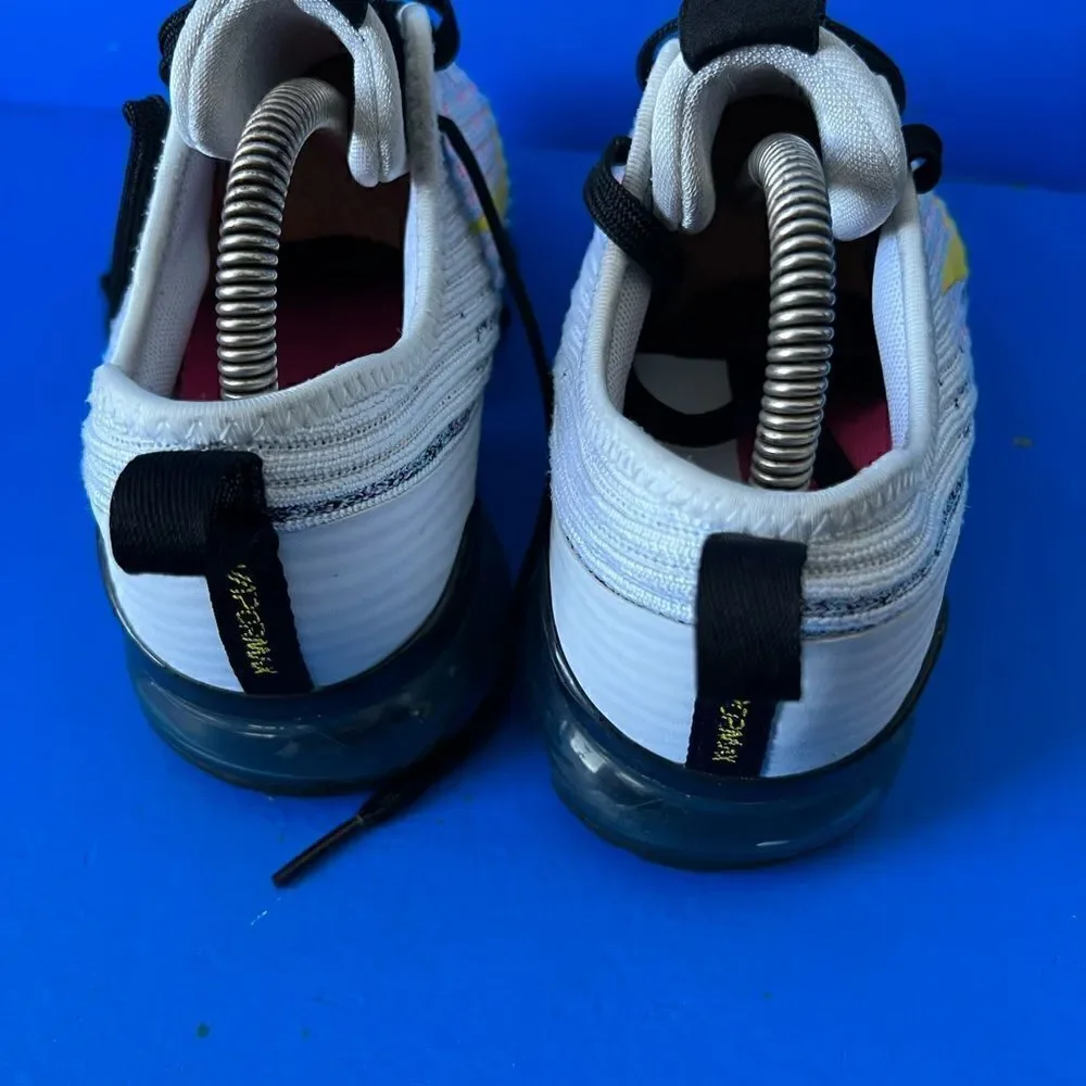 Nike Air VaporMax FK 3 GS White Dynamic Yellow - BQ5238 102 - Size: 6Y /…